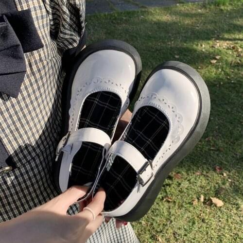 Thick-Soled Increased Mary Jane Womens Shoes Spring And Summer New Style Japanese College Style Small Leather Shoes