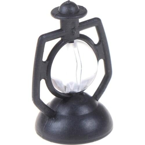 1 Pcs 1:12 Scale Retro Oil Lamp Dollhouse Miniature Toy Doll Food Kitchen Living Room Accessories 35mm*20mm