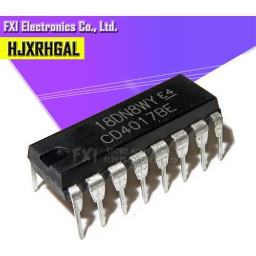 100PCS CD4017BE CD4017 DIP16 DIP CD4017B