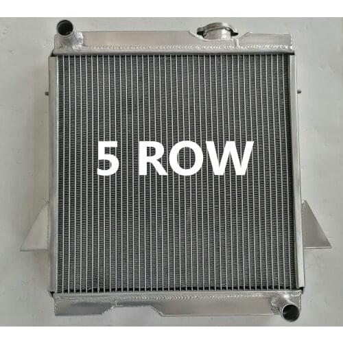 5 Row Full Aluminum Radiator For Triumph TR6 roadster 2.5L 1969-1974 / Triumph TR250 1967-1968 67 68 69 70 71 72 73 74
