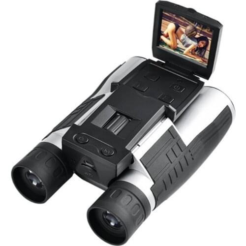 1080P digital telescope camera binocular professional powerful LCD screen 12x zoom HD recording video photo outdoor camping trip