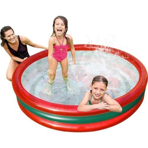 Summer Inflatable Swimming Pool Kids Toy Paddling Play Children Watermelon Paddling Pool Portable Kids Outdoors Sport Play Toys