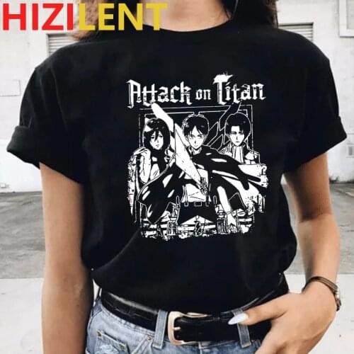 Attack on Titan Manga Printed T-Shirt Men women T Shirt Anime Ackerman Levi Clothes Tops Tees Unisex couple y2k harajuku clothes