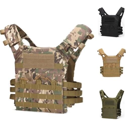 Men Molle Tactical Combat Vest JPC Outdoor Hunting Wargame Paintball Multicam Plate Carrier Waistcoat Airsoft Vest Accessories