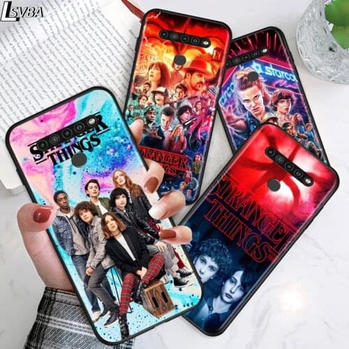 Stranger Things for LG G8 G8S G8X V30 V35 V40 V50 V60 ThinQ Q60 K40 K50 K30 K41 K51 K61 K71 K22 Black Phone Case