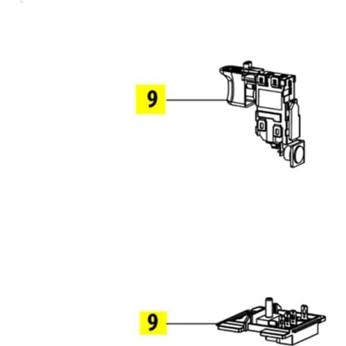 Switch for metabo SSW18LTX600 343410330 impact drivers wrenches Power Tool Accessories Electric tools part