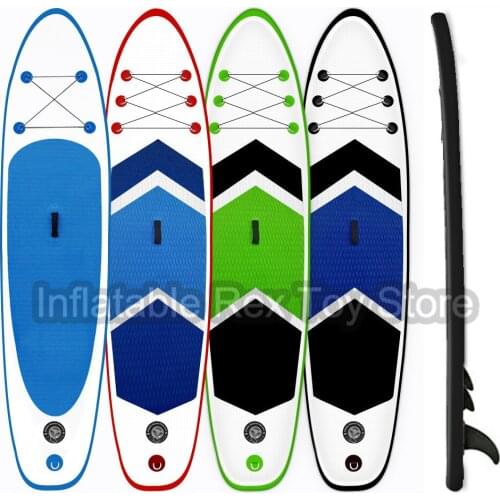 Portable Stand Up Paddle Board Customized 305*76*15CM Inflatable Surfboard Floating Board For Human Water Sport