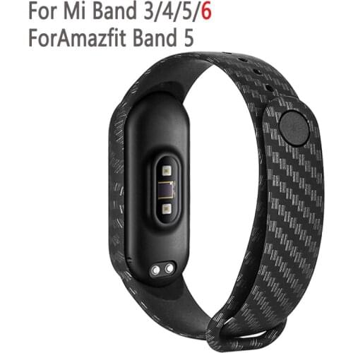 For mi band 5 xiaomi mi band 4 strap Silicone Replacement Wristband For xiaomi mi band 3 bracelet Amazfit Band 5 mi band 5