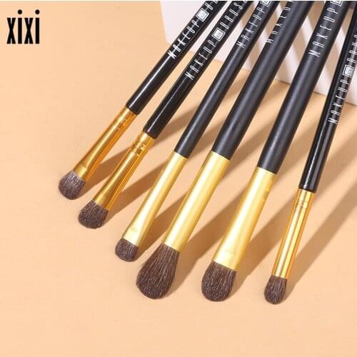 3 PCS Makeup Brush Beauty Tools Eye Shadow Brush Eyebrow Brush Long/short Aluminum Handle Easy To Stick Powder Beginner Tool
