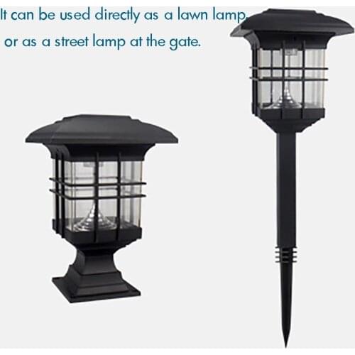 High Brightness 3 LED Solar Lights Waterproof Outdoor Garden Lights Dark Sensing Auto On/Off Solar Landscaping Lights for Yard