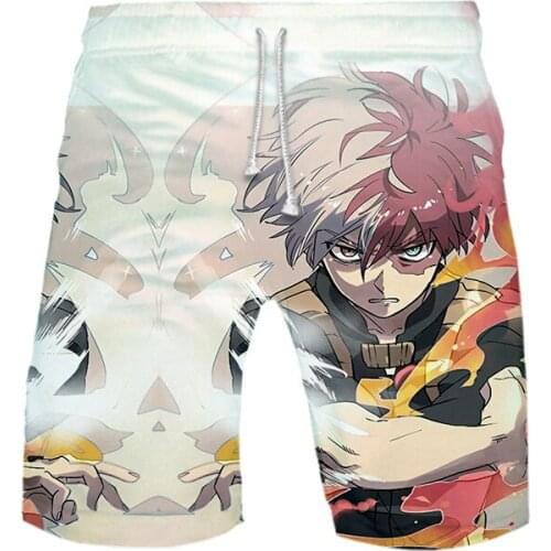 3D MY HERO ACADEMIA Swimwear Shorts Trunks Beach Board Shorts Swimming Pants Swimsuits Mens Running Sports Surffing shortss