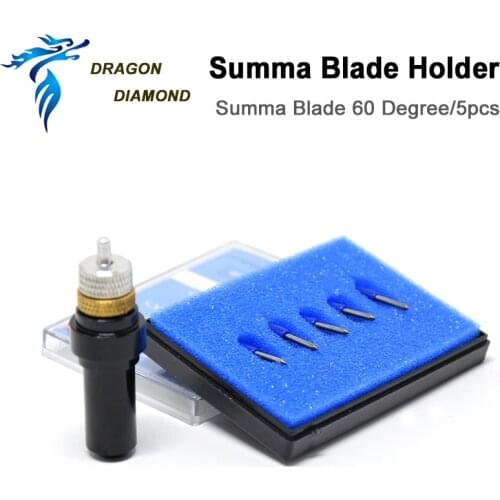 5pcs Vinyl Sticker Cutter Machine Blade 60degree summa knife 1pcs Summa blade holder for summa cutting plotter