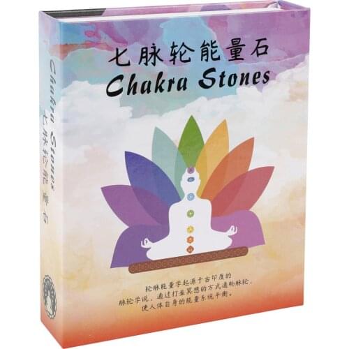 8PCS/Set Natural Chakra Natural Stones Energy Polished Divination Healing Reiki Crystal