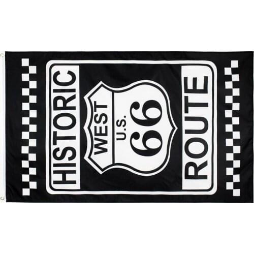 90x150cm Historic West Us Route 66 Flag For Decoration