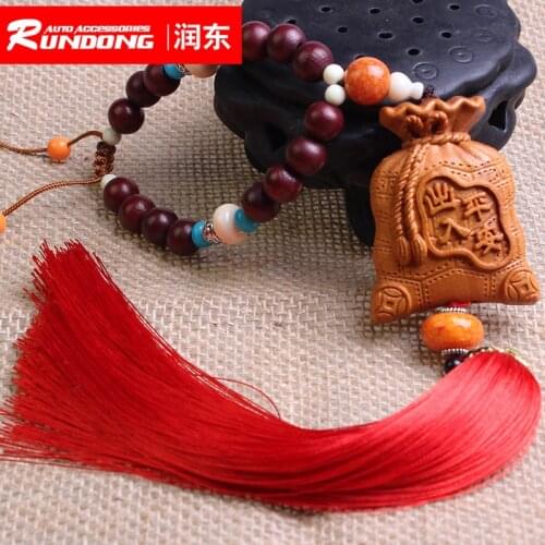 African Pear wood bag pendant access to Ping An car interior accessories car pendant R163-24
