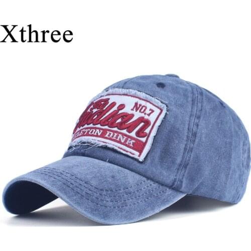 Xthree Mens Baseball Cap Women Snapback Hats For Men Bone Casquette hat cap Brand Casual Gorras Adjustable Cotton
