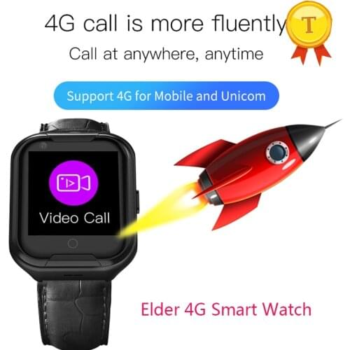 Sos Elderly 4g call Watch Tracker HR BP Smart Watches Clock saat with Sim Card Slot GPS wifi locating Tracker SOS call for man
