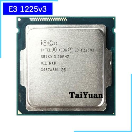 Intel Xeon E3-1225 v3 E3 1225v3 E3 1225 v3 3,2 GHz Quad-Core Quad-Thread CPU Processor 8M 84W LGA 1150