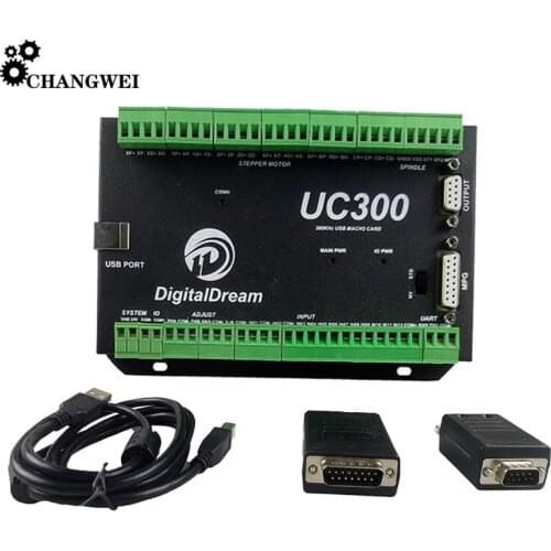 CNC NVUM upgrade Mach3 USB Motion Controller UC300 3/4/5/6 Axis Control Card for milling machine