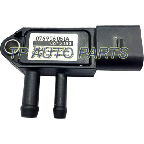 EGR DPF Differential Exhaust Pressure Sensor For AU-DI A3 A4 A6 A8 Q7 SEAT SKO-DA Fa-bia ROOMSTER OEM 076906051A