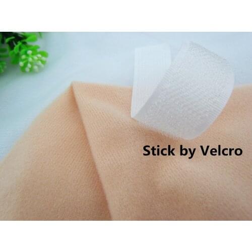 Factory Sale Skin Natural Color Loop Fleece Fabric Can Stick by Magic Tape Brushed Velvet for DIY Patchwork Handmade Textile Toy