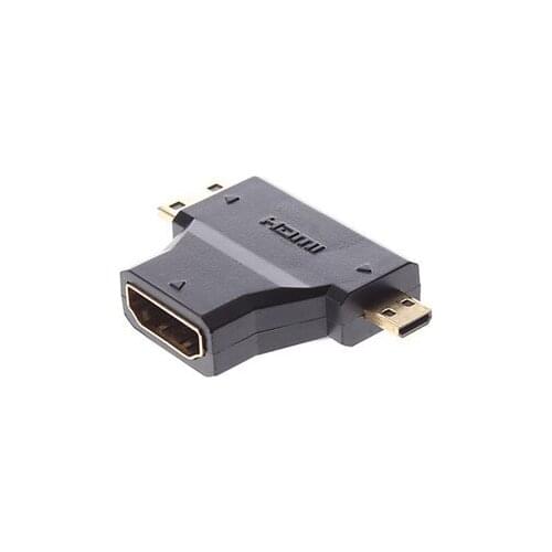 HD-113 new HDMI master switch Micro HDMI mini the MINI HDMI combo adapter black
