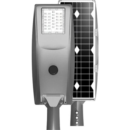 IP65 waterproof 20W 30W 40W 50W Outdoor All In One Solar LED Street Light With Motion Sensor