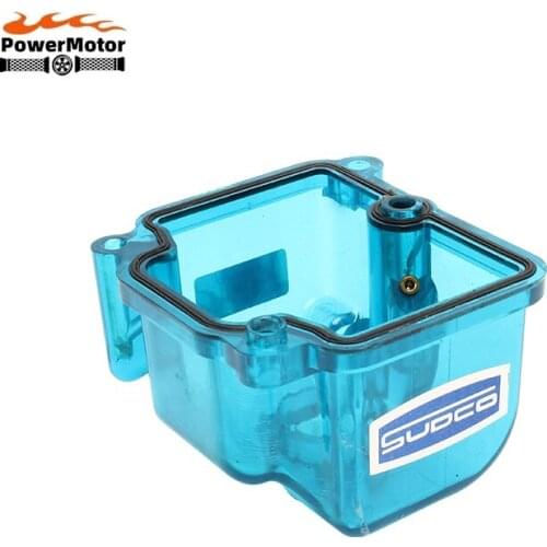 Motorcycle Pwk Carburetor Blue Clear Bottom Transparent Float Bowl Applicable Fit For KSR OKO KOSO Carburetor 26.28.30.32.34MM