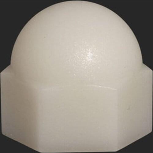M3 M4 M5 M6 M8 M10 M12 Nylon cap nut White plastic caps nuts