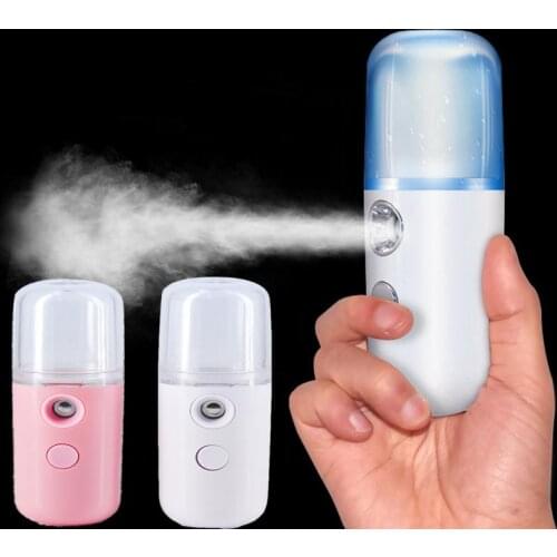 Mini Nano Face Steamer Sprayer USB Nebulizer Face Moisturizer Humidifier Hydrating Portable Beauty Instrument Skin Care Tools