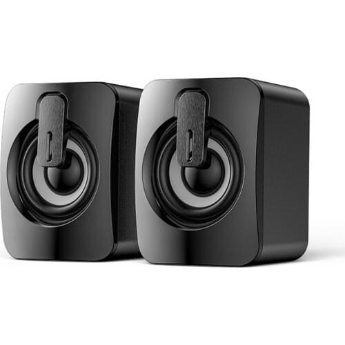 Mini Computer Speaker USB Wired Speakers 3D Stereo Sound Surround Loudspeaker For PC Laptop Notebook Not Bluetooth Loudspeakers