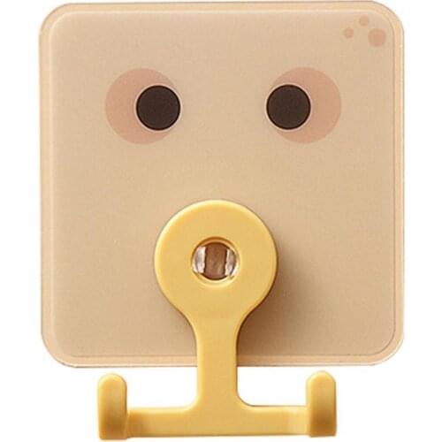 Multi-use Hanger Hook Wall Mount ABS Waterproof Rotating Design Wall Hook 4 Colors Strong Paste Towel Hooks Door Hanging Hooks