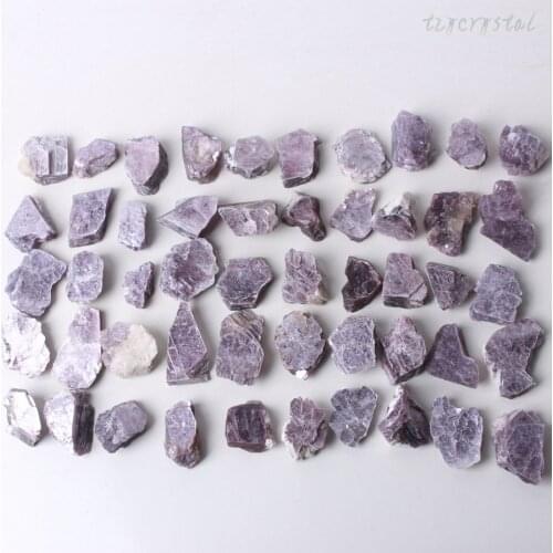 50pcs Gorgeous Rough Purple Lepidolite Healing Crystal Specimen