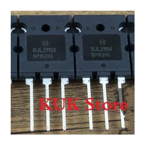 Real Original 100% NEW MJL21193 MJL21194 MJL21193G MJL21194G TO-264 5Pair = MJL21193 5PCS + MJL21194 5PCS