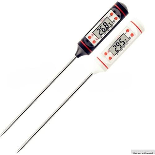 Food pen thermometer probe electronic digital display liquid baked baking oil thermometer