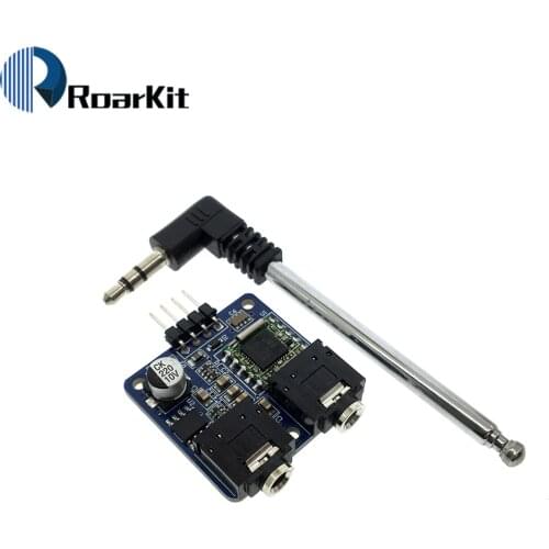 TEA5767 FM Stereo Radio Module For Arduino 76-108MHZ With Free Antenna Reverse Polarity Protection Diode Filtering Sensor