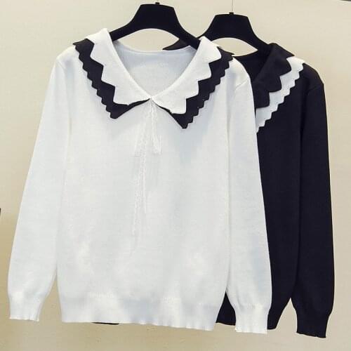 Harajuku Christmas Women Sweaters 2021 Fashion Spring Pullover Oversize Loose basic thin Tops Cartoon Knitted Sweater Fall