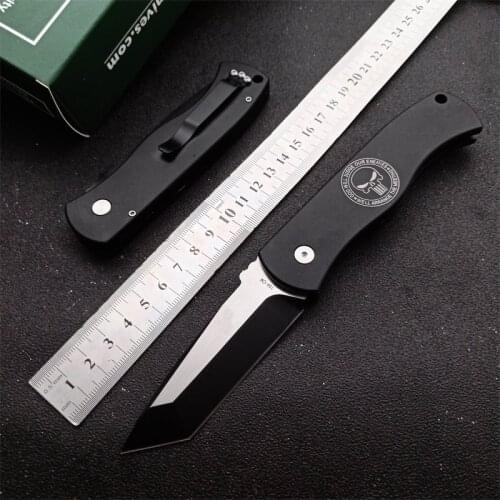 CQC7 TANTO Folding Tactical Knife, Tool, 154CM, for Outdoor Straight Camping, Hunting, Pocket, EDC