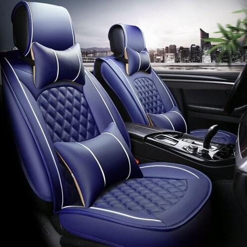 Universal PU Leather car seat covers For Toyota Corolla Camry Rav4 Auris Prius Yalis Avensis SUV auto accessories car sticks