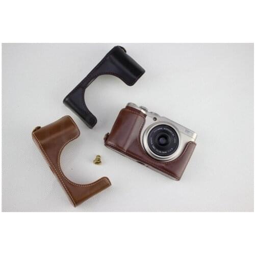 Pu Leather Case Bottom Opening Version Protective Half Body Cover Base For Fujifilm XF10 FUJI X-F10 Digital Camera