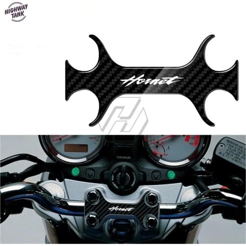 3D Carbon-look Upper Triple Yoke Defender Case for Honda Hornet 600 Uo To 2004