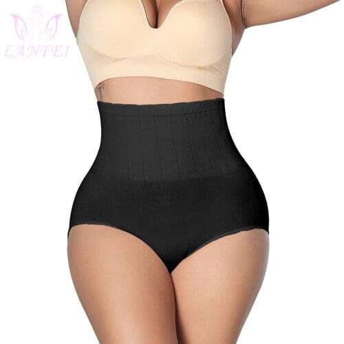 LANFEI Tummy Control Panties Women Body Shaper High Waist Trainer Brief Underwear Brathable Seamless Booty Butt Lifter Shapewear