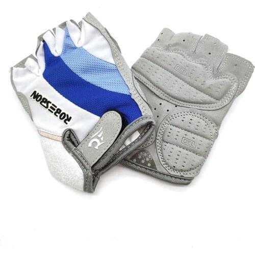 1 pair Cycling Gloves Half Finger Breathable Non-slip Autumn Professional Mountain Bike Glove Outdoor Sports Hinking