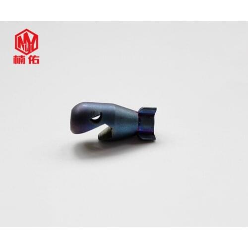 1Pcs Titanium Alloy Cute Shark Simple EDC Umbrella Rope Knife Beads Tail Rope Knife Pendant Portable Mini Bottle Opener