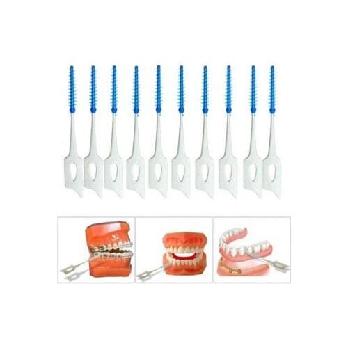 1000pcs/lot 20pcs/bag 20bag/box 12box/cartoon Multi Toothpick Silicone Interdental Brush Oral Hygiene HA528