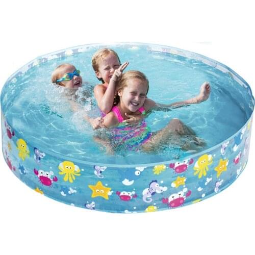 122X25CM Ocean Ball Pool Cartoon Cute Baby Swimming Ring Baby Bathtub Baby Toys