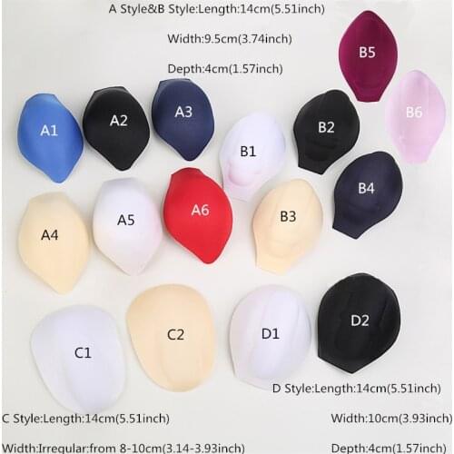 16pcs/Set Multi Style Bulge Cup pads Sponge Cup Removable Push Up Enhancing Men Underwear Briefs Sexy Bulge Pad Magic Buttocks