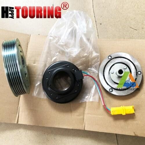 9660555580 9688354080 9656572380 9663315680 9800849780 6453WT SD7C16 AC Compressor clutch for Citroen C6 Peugeot 407 607 6453WV