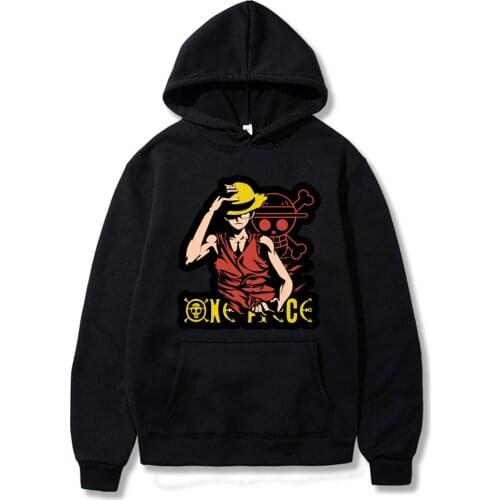 ONE PIECE Monkey D. Luffy Hoodie Hoodies Sweatshirt Tracksuit Outfit Casual Outerwear