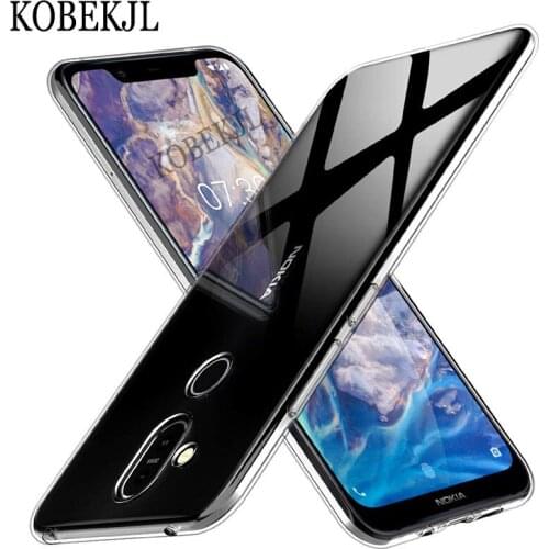 For Nokia 8.1 Plus Case Soft TPU Silicone Back Cover Phone Case For Nokia 8.1 Plus 8.1Plus X71 X 71 NokiaX71 TA-1172 Case 6.39